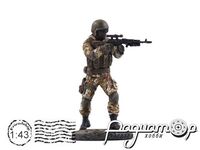Боєць ЗСУ з автоматом (ZU)-0195
