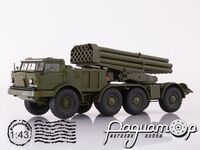 9П140 РСЗО 9К57 Ураган на шасси ЗИЛ-135ЛМ (1975) SSM5004 [SV]