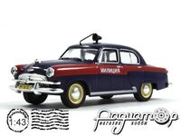 Полицейские машины мира №8, ГАЗ-21 «Волга» Милиция СССР (1962) PMM08 [IE]