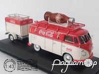 Volkswagen Kombi T1 with Trailer Coca-Cola (1960) 4635 [US]