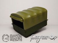 Кузов бортовий з тентом (для ГАЗ-АА) 664666 [IS]