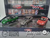 Набор James Bond 40th Anniversary (Jaguar XKR, Aston Martin V12, Ford Thunderbird) 4734 [US]