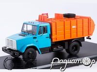 Мусоровоз с боковой загрузкой МКМ-2 (на шасси ЗиЛ-4333) (1986) SSM1522 [SV]