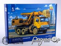 Збірна модель Екскаватор ЕО-3532 (КамАЗ-5511) 1600AVD [SV]