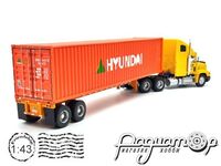 Freightliner FLD 112 з напівпричепом-контейнеровозом Hyundai (1993) 512513 [SV]
