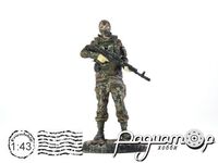 Боєць ЗСУ з автоматом (ZU)-0227