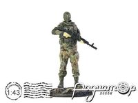 Боец ВСУ с автоматом (ZU)-0230