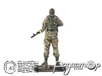 Боец ВСУ с автоматом (ZU)-0230
