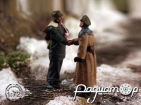 Набор фигурок Офицер и раненный солдат (2шт) 721157