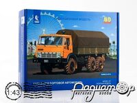 Сборная модель КамАЗ-4310 бортовой (с тентом) 1477AVD