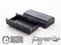 Сборная модель КамАЗ-4310 бортовой (с тентом) 1477AVD