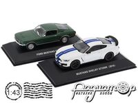 Набор Ford Mustang Collection №1+№2, Ford Mustang GT 390 (1968) & Mustang Shelby GT 350R (2016) 512072