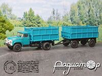 ЗіЛ-ММЗ-554М сільськогосподарський автопоїзд із самоскидним причепом ГКБ-819 (1986) 245049 [VS]