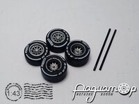 Комплект колес (для F1 Red Bull RB 12) 664836 [IS]