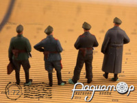 Немецкая офицерская конференц-группа (4 фигурки) 801302