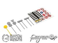 Metallic Road Sign Set ATA43007