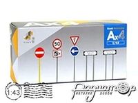 Metallic Road Sign Set ATA43007