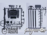 Литник деталей (Е) для АЦ-40 (ЗиЛ-131) пожарная автоцистерна (1075KIT) 240629