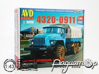 Сборная модель УРАЛ-4320-0911 бортовой 1397AVD [NC]