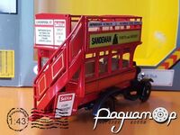 Лондонский двухэтажный автобус Thornycroft J-Type Bus (1919) C858 [GN]