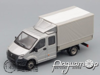 ГАЗель NEXT A22R33 бортовий з тентом та обтічником (2013) H563-TO [MA]