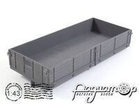 Кузов бортовой (для КрАЗ-257Б) (GO)-693406