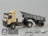МАЗ-5432 с полуприцепом-самосвалом МАЗ-5232В (1989) SSM7025 [MA]