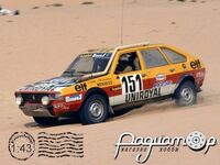 Набір декалей Renault 20 4х4 ралі Париж-Дакар (1982) 122057 [AM]