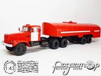 КрАЗ-258Б1 з напівпричепом-цистерною ТЗ-22, пожежний (1967) 101456 [GS]