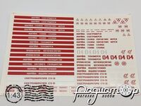 Набір декалей Аварійні служби (А5) 512578
