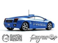 Полицейские машины мира №20, Lamborghini Gallardo Полиция Италии (2003) PMM20 [MA]
