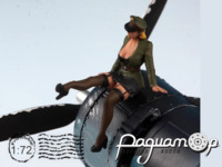 Девушка-Пилот (Pin-Up) времен Второй мировой войны (1шт) 490881