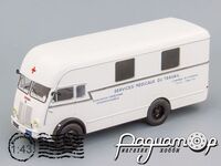 Berliet GLA 5 Fourgon integral sureleve 