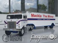 Kenworth Bullnose 521 Ross Mackie The Mover Moving Trailer (1951) 661028 [PO]