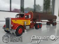 Peterbilt 281 Long Truck Gilchrist Timber Company (1962) 63010 [PO]