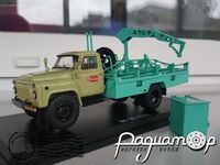 ГАЗ-53 Контейнерний сміттєвоз М-30 (1980) (з доопрацюваннями) SSM1492 [PO]