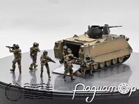 M113 ВСУ, Украина (+набор фигурок Бойцы ВСУ, 6шт) (2024) 118886