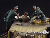 Група німецької бойової бронетехніки (3 фігурки) 786583