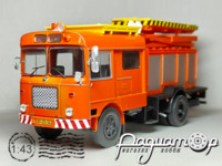 Kultowe ciezarowki PRL-u №77, Skoda 706 RT Podnosnik (1969) PRLLG077 [SM]