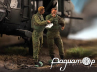 Пилоты военного вертолета США (2  фигруки) 856871