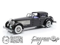 Duesenberg SJ Town Car Convertible Chassis by Rollson Blavk (1937) EMUS43004B [DB]