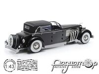 Duesenberg SJ Town Car Convertible Chassis by Rollson Blavk (1937) EMUS43004B [DB]