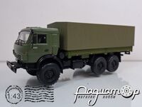 КамАЗ-53501 6x6 бортовой, с тентом (2000) 198006 [GS]
