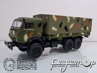 КамАЗ-53501 6x6 бортовой, с тентом (2000) 198007 [GS]