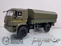 КамАЗ-43502 Мустанг, бортовой, с тентом (2013) 198008 [GS]*