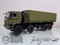 КамАЗ-6560 бортовий з тентом (2000) 198032 [GS]*
