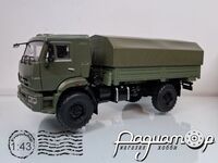 КамАЗ-43502 Мустанг, бортовий, з тентом (2013) 198035 [GS]*