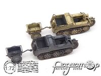 Набор моделей Sd.Kfz. 2 Kettenkrad with trailer (2шт) LE2016
