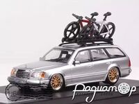 Mercedes-Benz S124 Lowrider (с велосипедами) (1984) 040313