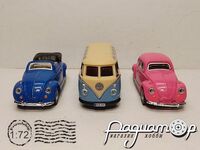 Набір Volkswagen Beetle Saloon Car, Volkswagen Beetle Cabriolet, Volkswagen Classical Van (3шт) 665754 [IS]